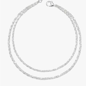 Sterling Silver Anklet Bracelets for Women Waterproof